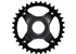 SHIMANO E-BIKE SYSTEMS převodník E7000/SM-CRE70, 10/11 rychl, 104 mm / 53 mm bez krytu, černá, 34 z.