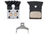 SHIMANO brzdové destičky L04C-MF kov+chladič Flat mount 1 pár