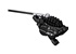 SHIMANO brzda XT BR-M8020 kot (hydr) třmen př nebo zad post mount polymer + chladič bez adapt
