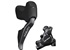 SHIMANO kot brzd-set GRX BR-RX820/ST-RX825 zadní BR/pravá ST FLAT MOUNT polymer+chladič SMBH90/1700m