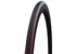 SCHWALBE plášť LUGANO II,25-622,700x25C,K-Guard,dušový,drát,365 g,černá/červená