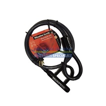 MasterLock zámek na zablokování předního kola motocyklu, 1,5m x 20mm, (8156)