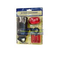LONGUS set světel přední halogen + zadní 3DIODY