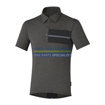 SHIMANO TRANSIT polo, havraní, XXXL