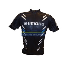 SHIMANO Print dres krátký rukáv, černá