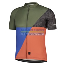 SHIMANO pánský IRODOORI dres krátký rukáv, olivová