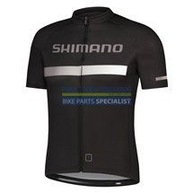SHIMANO pánský LOGO dres krátký rukáv, černá