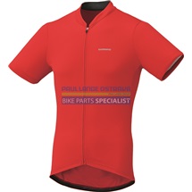 SHIMANO dres krátký rukáv, červená