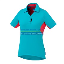 SHIMANO dámský polo dres, emerald zelená