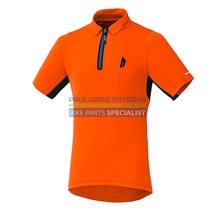SHIMANO dres polo, amber oranžová