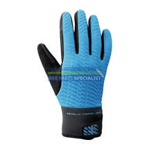 SHIMANO WINDBREAK THERMAL reflexní rukavice (5-10°C), modré