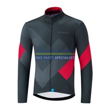 SHIMANO pánský TEAM dres dlouhý rukáv, šedý