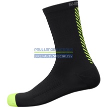 SHIMANO ORIGINAL TALL ponožky, černá/žlutá