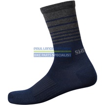 SHIMANO ORIGINAL WOOL TALL ponožky, modrá