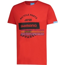 SHIMANO GRAPHIC TEE tričko, pánská, červená