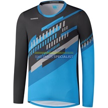 SHIMANO MYOKO dres s dlouhým rukávem, Červená, M