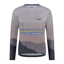 SHIMANO SENTIERO dres s dlouhým rukávem, pánský, béžová, S