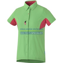 SHIMANO W košile, dámská, island zelená/jazzberry, M